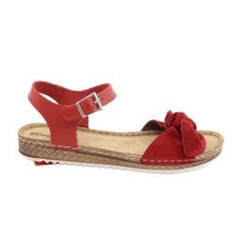 Calçados femininos Comfort Inblu 158D117 vermelho