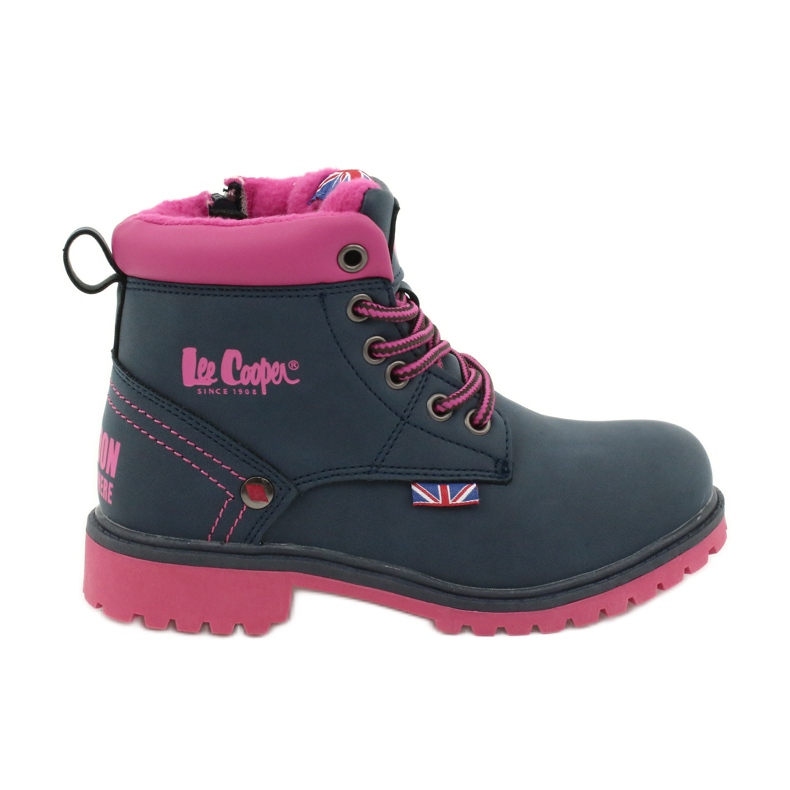 Lee Cooper Trappers infantis em um controle deslizante azul marinho
