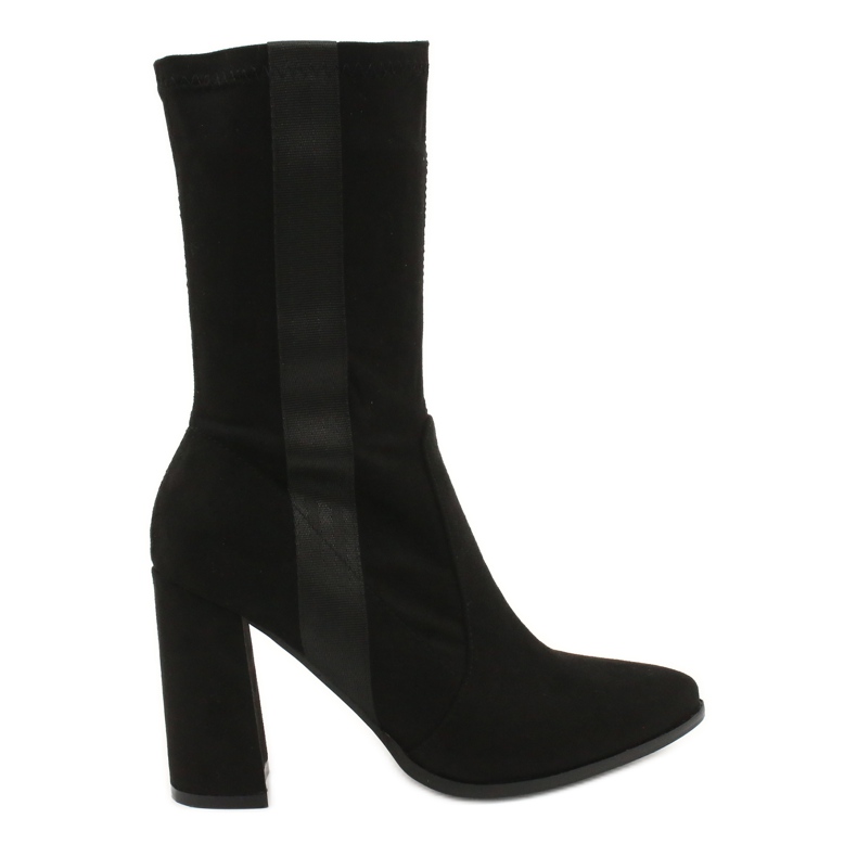 Botas femininas Big Star no poste GG274397 pretas preto