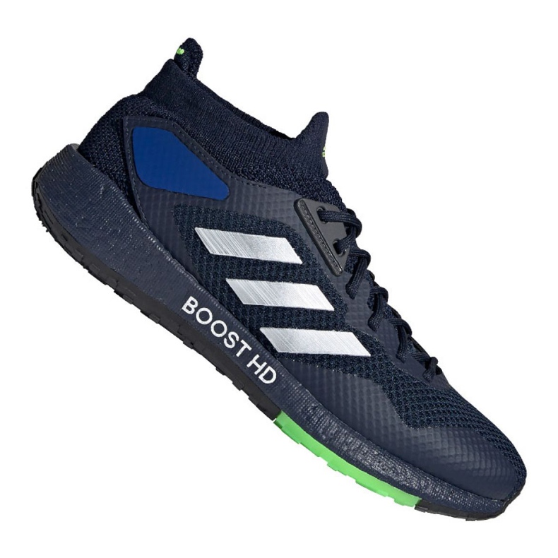 Tênis de corrida adidas PulseBoost Hd M EG9967 azul marinho verde