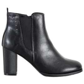 SHELOVET Botas Com Salto Decorativo preto