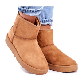 Botas marrons para neve feminina, Big Star GG274559 marrom