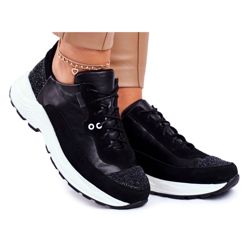 Calçados Esportivos Femininos, Tênis Maciejka Couro 04845-01 preto