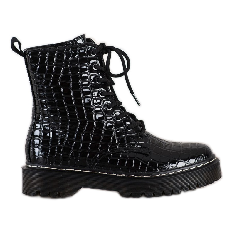 SHELOVET Botas Com Padrão preto SHELOVET Botas Com Padrão preto