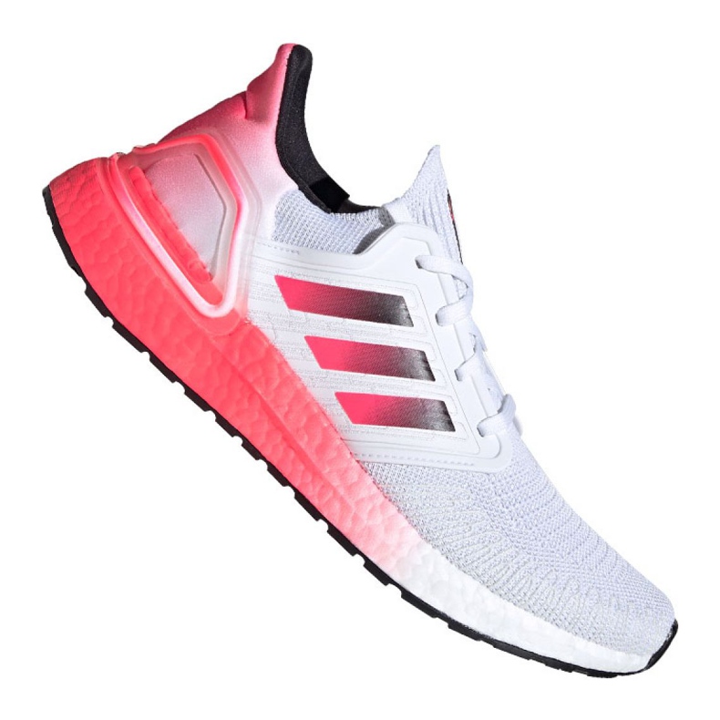 Tênis de corrida adidas UltraBoost 20 M EG5177 branco vermelho