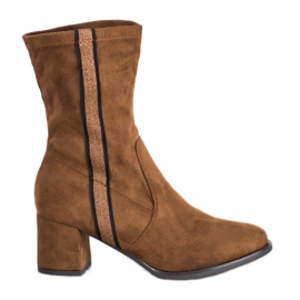 Goodin Botas elegantes castanho