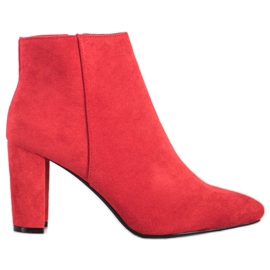 Sergio Leone Botas de camurça vermelha vermelho Sergio Leone Botas de camurça vermelha vermelho