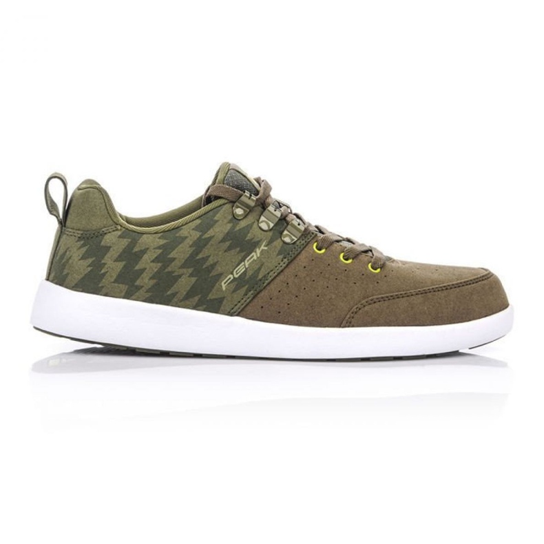 Sapatos Peak E43861B M 61461-61463 castanho verde