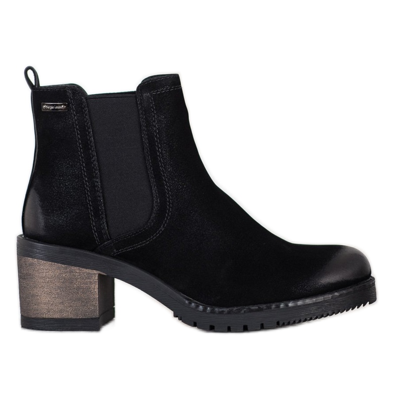 Sergio Leone Botas chelsea elegantes preto