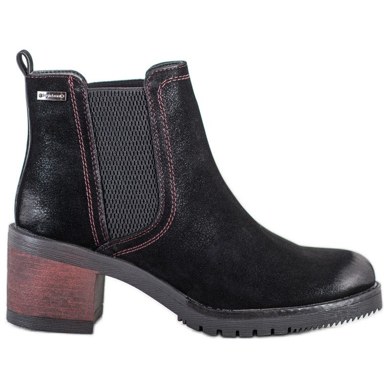 Sergio Leone Botas chelsea elegantes preto