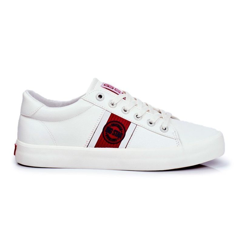 Tênis masculino baixo big star branco GG174112