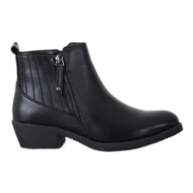 Bella Paris Botas quentes com zíper preto