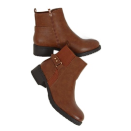 Botas Camel MDM226 Camel Femininas Chelsea castanho