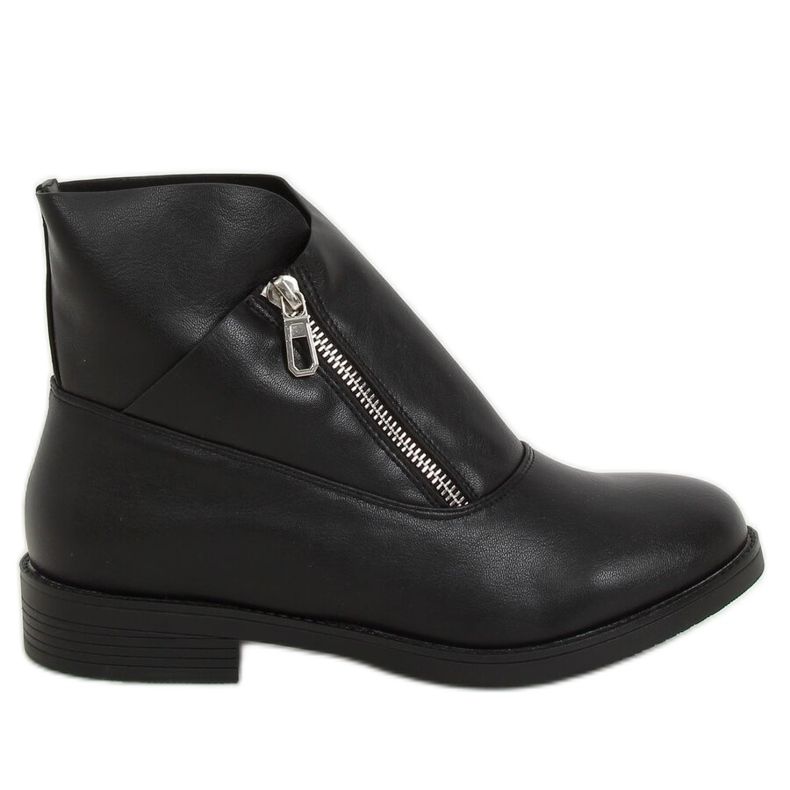Botas femininas pretas 20195-1 pretas preto