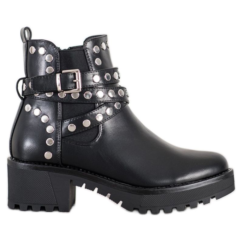 Seastar Botas de rock com jatos preto