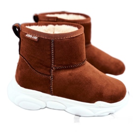 Botas de neve Big Star infantis Camel GG374086 marrom multicolorido