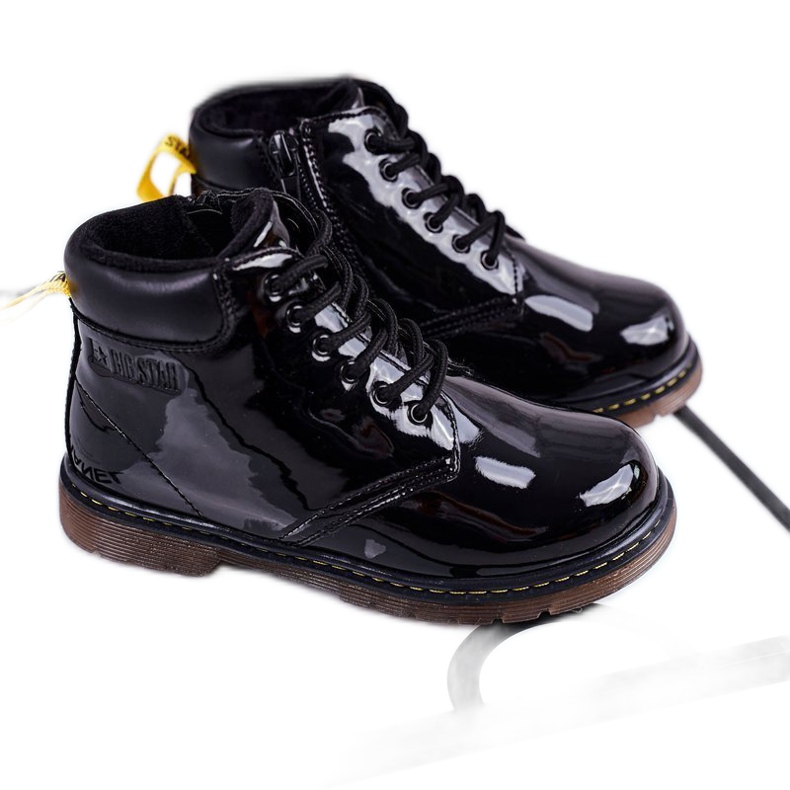 Botas aquecidas para crianças Big Star pretas GG374075 preto