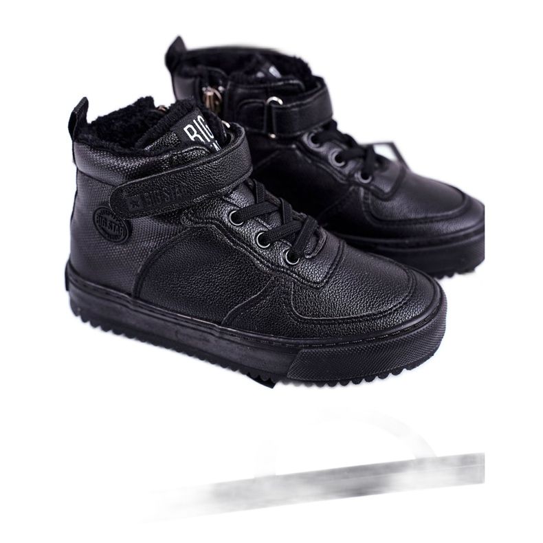 Botas infantis Big Star Warm Black GG374040 preto