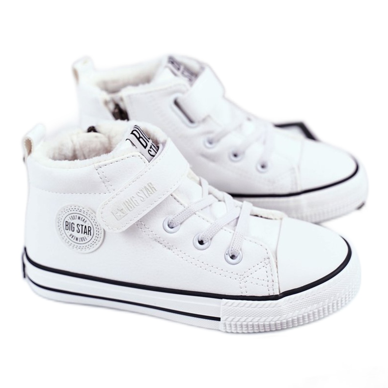 Tênis infantil Big Star Warm White GG374033 branco