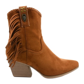 Botas cowboy camelo camelo da Lamimeila marrom