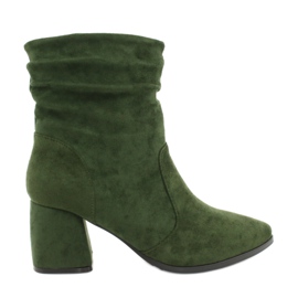 M.Daszyński Botas de camurça verdes MR2025-10