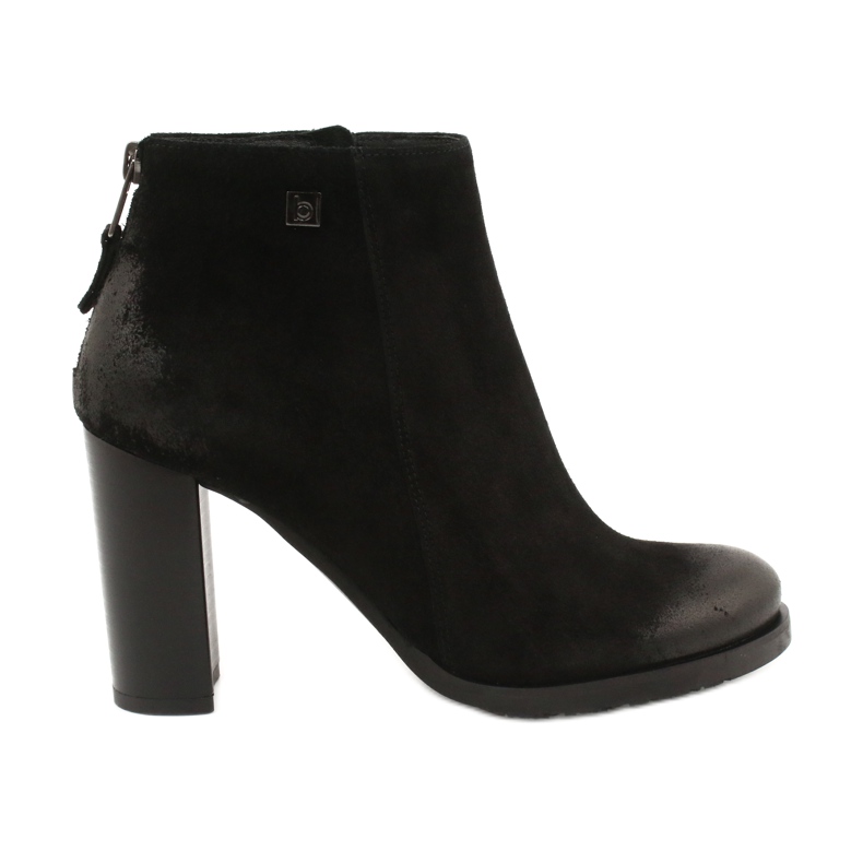Arka Botas de camurça preta feminina 7213 preto