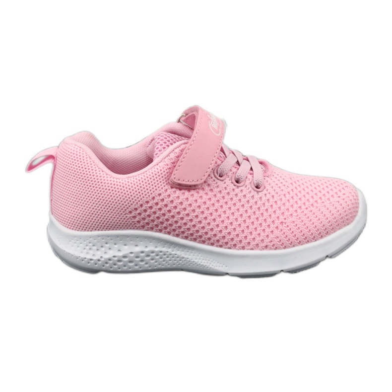 Sapatos infantis Befado 516X045 branco rosa