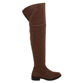 Botas acima do joelho marrom MR-2 Khaki cáqui