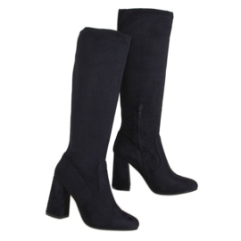 Salto alto azul marinho D7533 D.BLUE azul-marinho