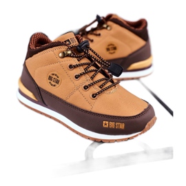 Botas infantis Big Star Camel GG374102 marrom multicolorido