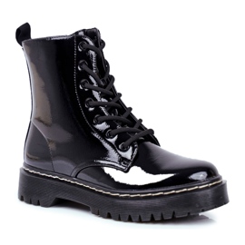 S.Barski Botas femininas pretas kognito preto
