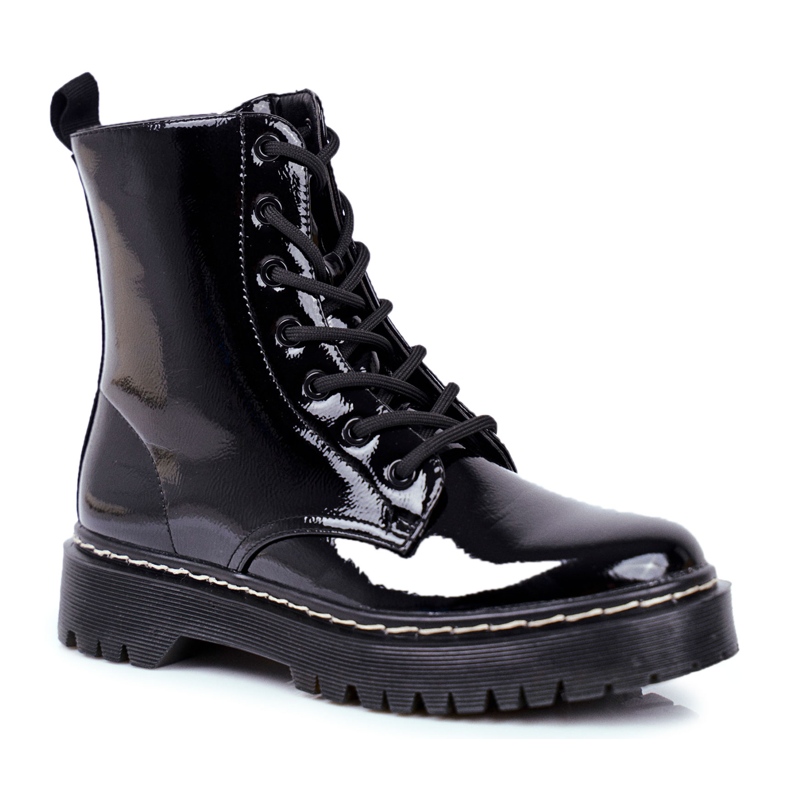 S.Barski Botas femininas pretas kognito preto