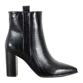 Seastar Botas elegantes com um padrão preto