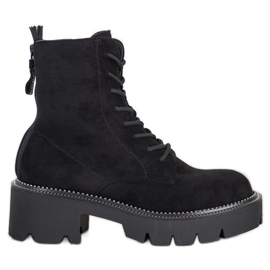 Seastar Trabalhadores de camurça preto