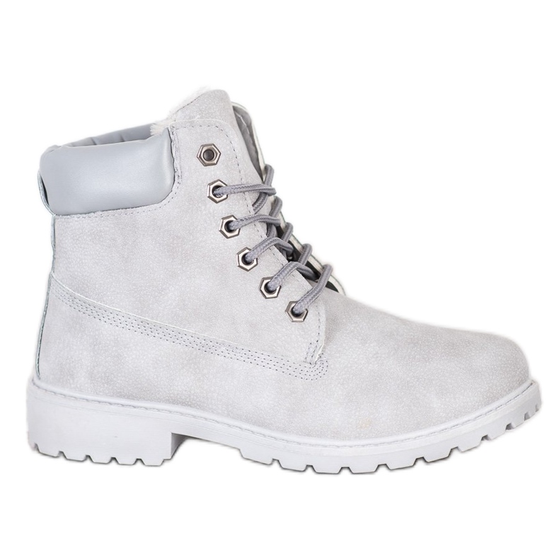 BOSHIMAO Trappers Gray Tied cinza