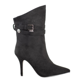 Seastar Botas de salto alto preto
