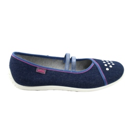Sapatos juvenis Befado 345Q164 azul marinho