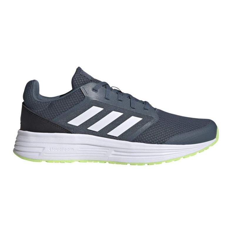 Tênis de corrida Adidas Galaxy 5 M FW5702 branco preto cinza