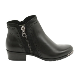 Botas Caprice para mulheres pente preto 25403-25 922