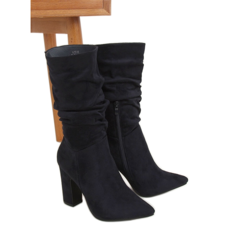 Botas de cano altas azul marinho D7510 D.BLUE