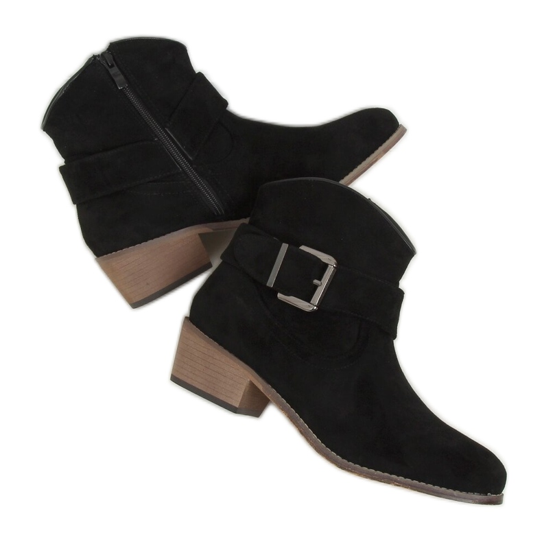Botas pretas femininas pretas E2251 pretas preto