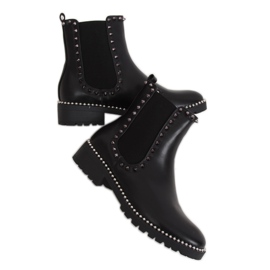 Botas pretas Chelsea com tachas pretas NC826 Black Ii Genre preto