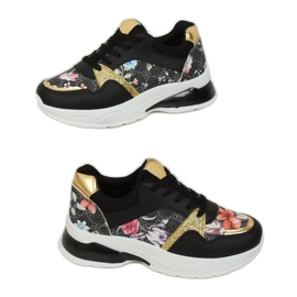 Sapatos esportivos pretos NB332 pretos multicolorido
