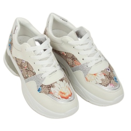 Calçado desportivo branco NB332 branco multicolorido