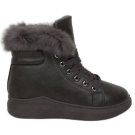Botas cinza com pele A07 Grey