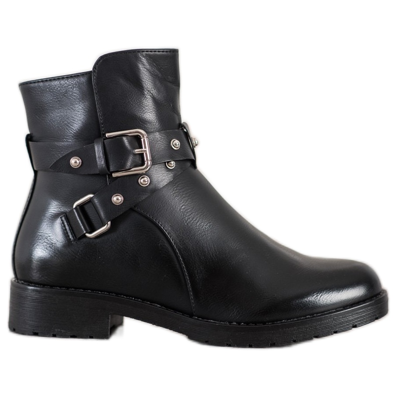 Bella Paris Botas de trabalho elegantes preto
