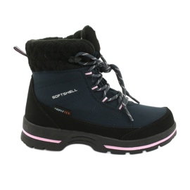 American Club Botas Softhell com membrana SN03 / 20 preto azul marinho rosa