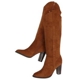 Botas clássicas no pós camelo UK07P Camel castanho