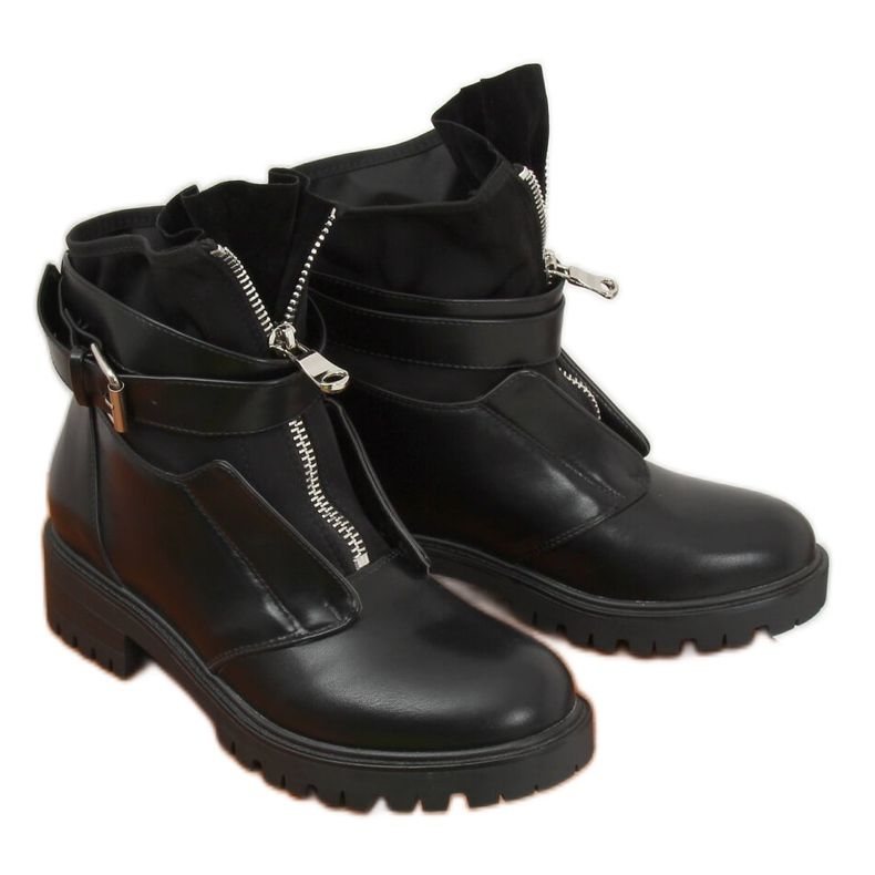 Botas militares pretas NC1038 Pretas preto