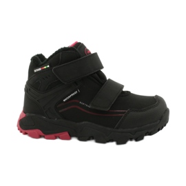American Club Botas softshell com membrana preto vermelho American Club Botas softshell com membrana preto vermelho